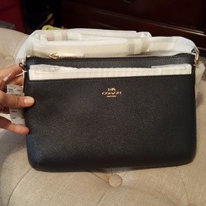 Black coach purse